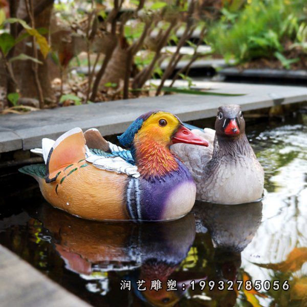 仿真鸳鸯雕塑 (4)