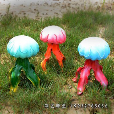 城市玻璃钢海洋生物雕塑