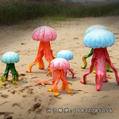 玻璃钢仿真海洋生物雕塑 (27)