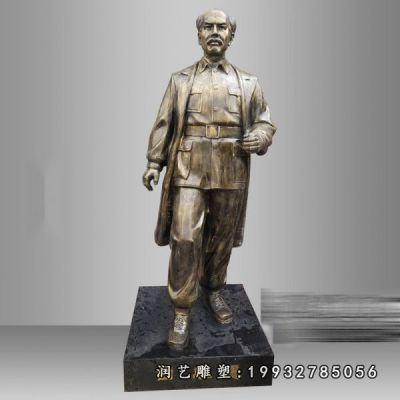 公园白求恩人物铜雕