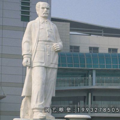 公园白求恩人物石雕