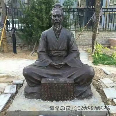 广场铜雕古代人物雕塑 (10)