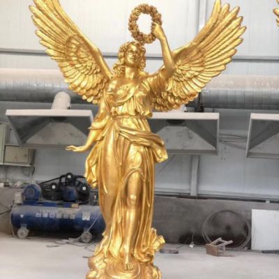 园林天使人物铜雕