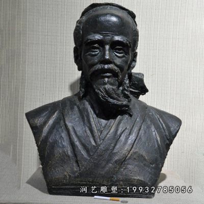 医院人物华佗铜雕